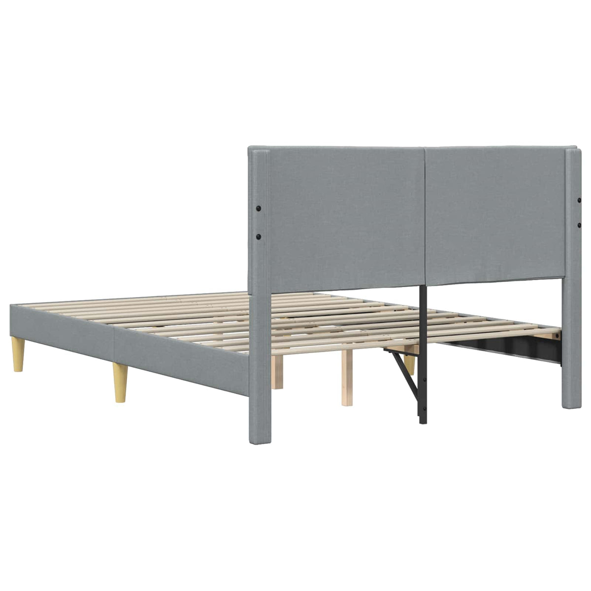 Struttura del letto Grigio Chiaro 120 x 200 cm Tessuto | homemem39