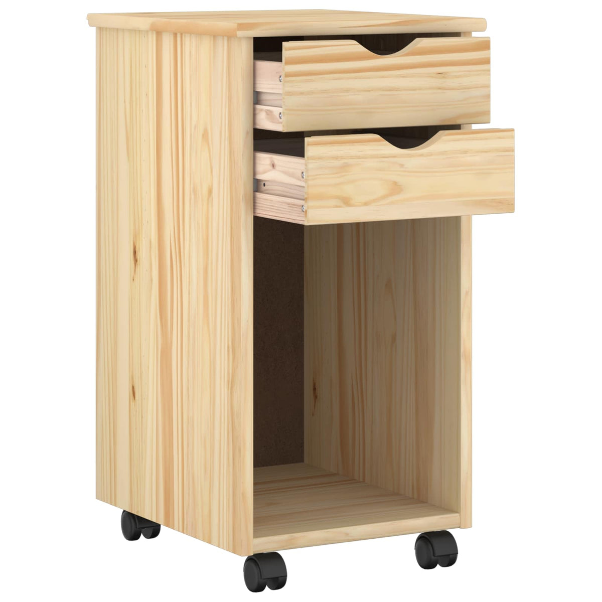 Mobile con Ruote 34 x 39 x 65,5 cm Legno di pino massiccio - homemem39
