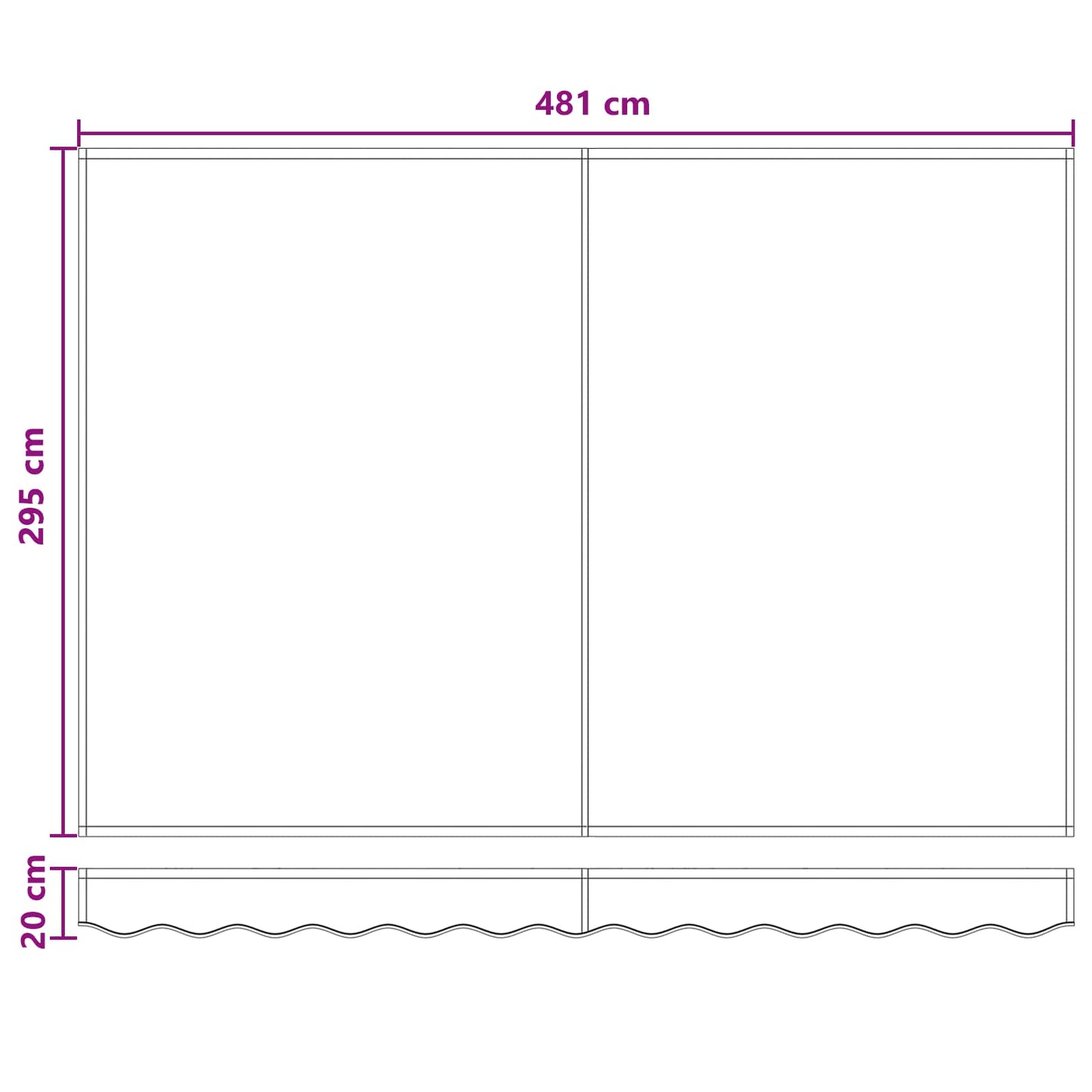 Tettuccio Elettrico Retrattile Grigio chiaro e bianco 5 x 3 m | homemem39