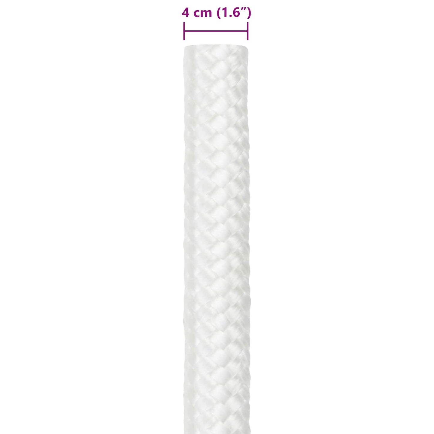 Corda da Barca 10 m 4 Bianco PP | homemem39