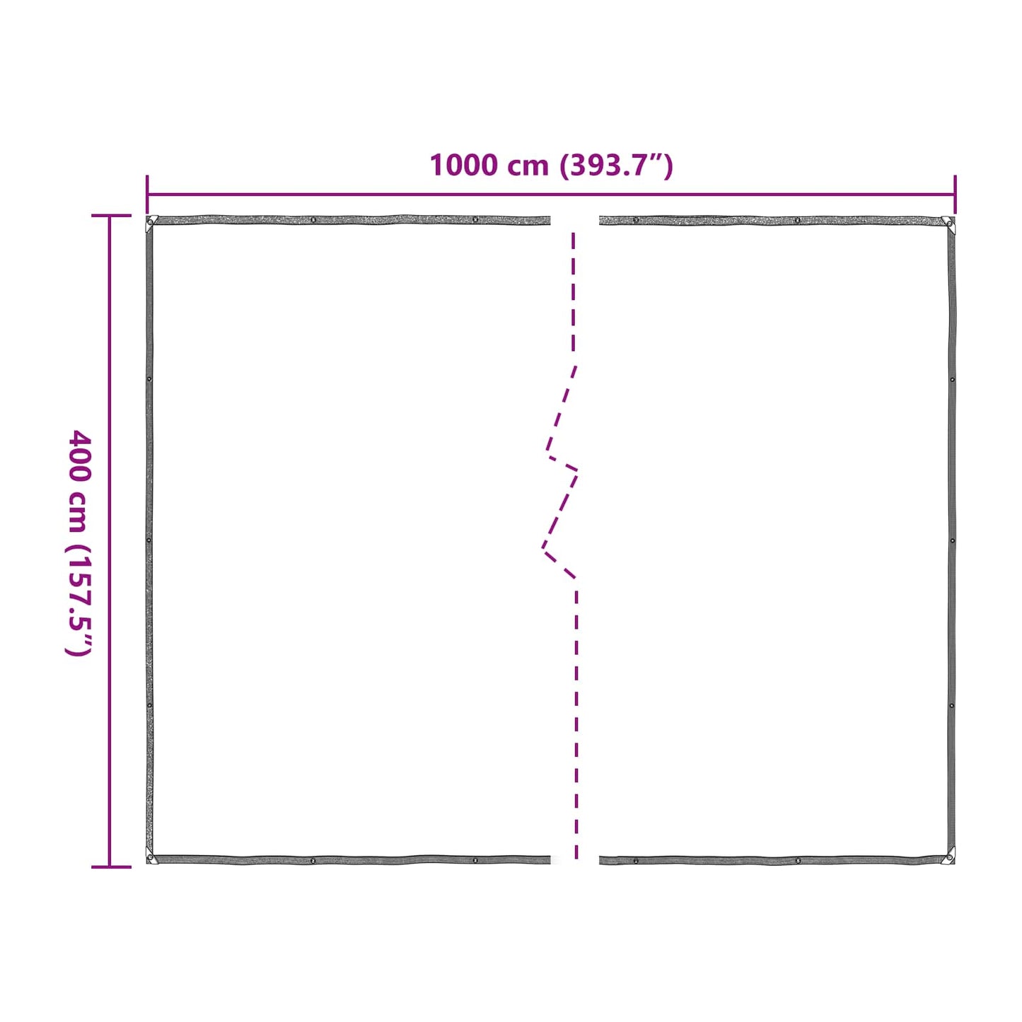Copertura per Piante Trasparente 4 x 10 m PE | homemem39