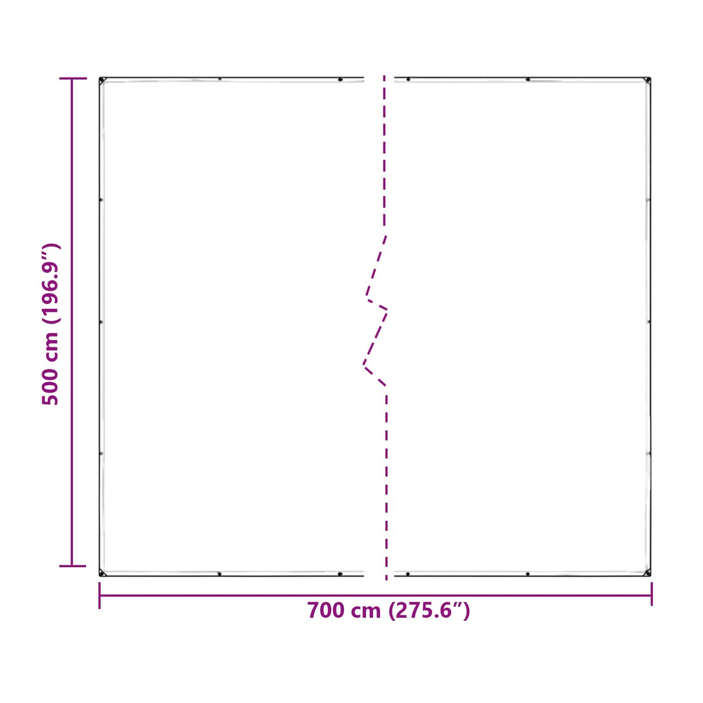 Copertura per Piante Trasparente 7 x 5 m PVC | homemem39