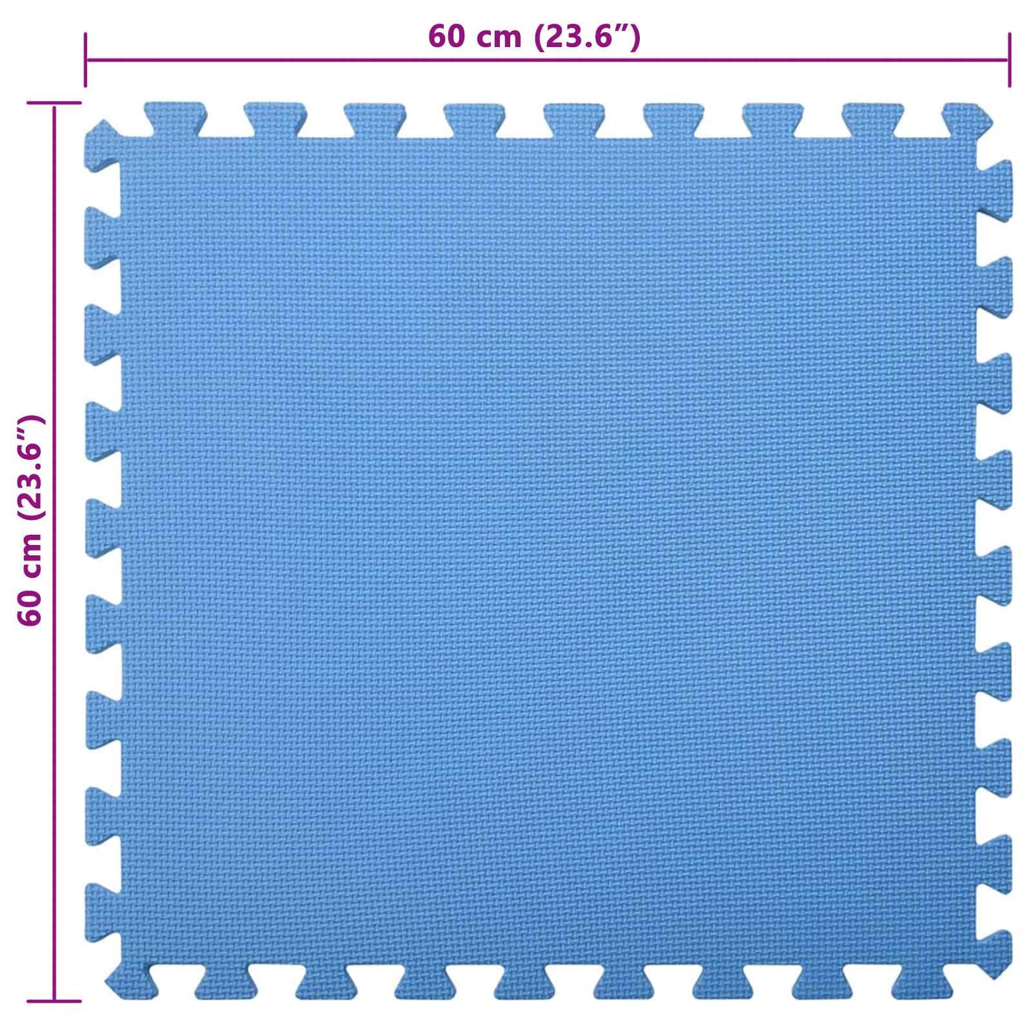 Tappetino per piscina 12 pz Blu 4,32 ㎡ Schiuma EVA | homemem39