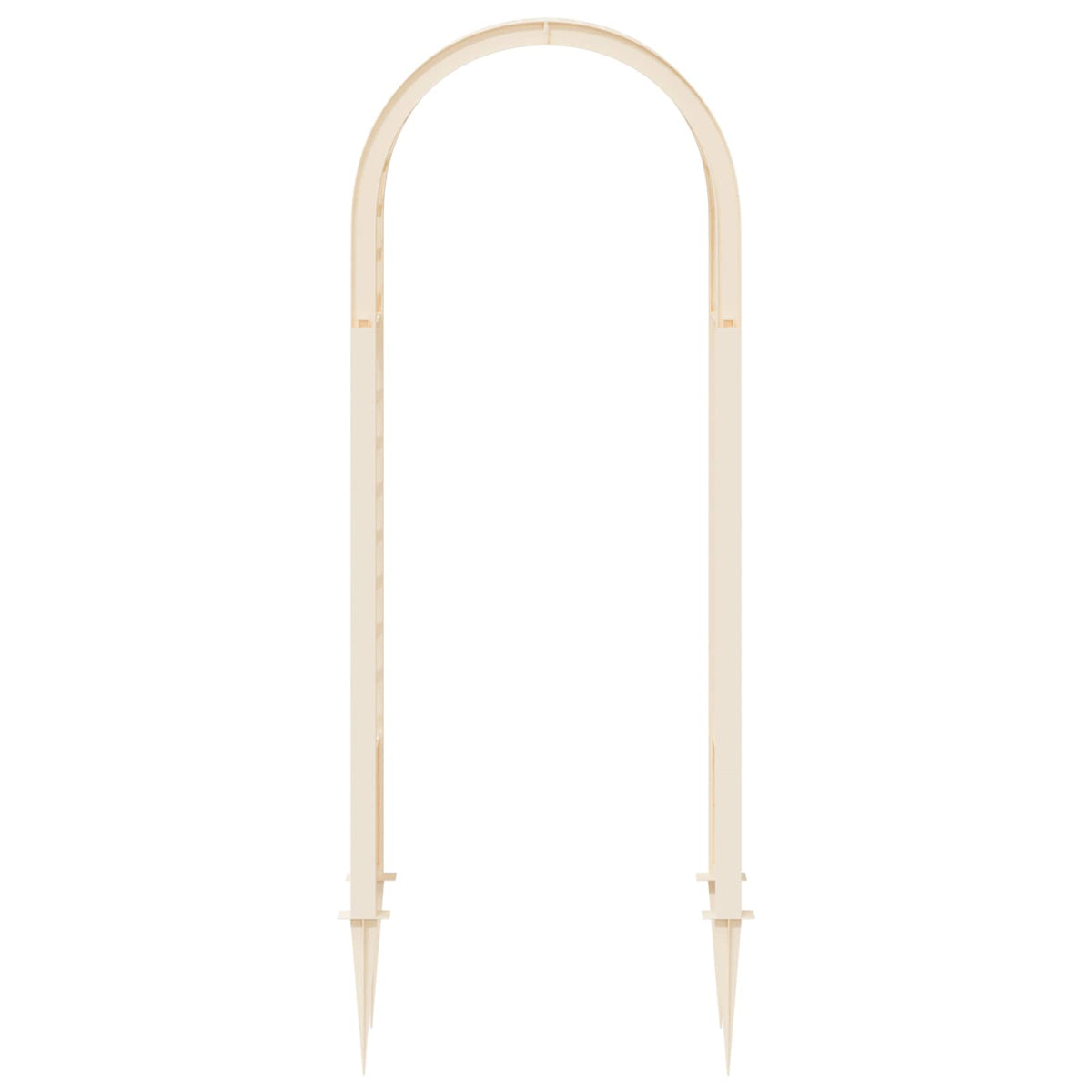 Arco di rose con punte PP Bianco - homemem39