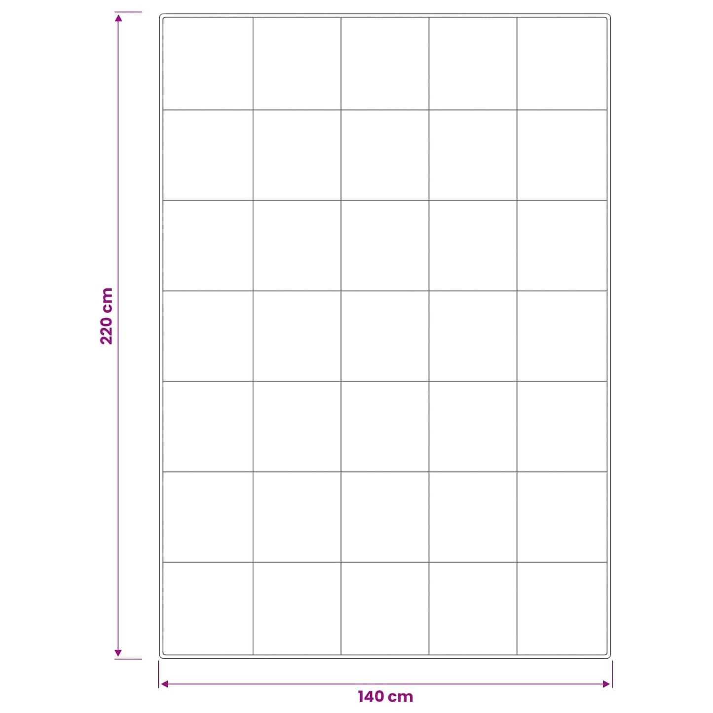 Piumone FULDA 140 x 220 cm Inverno 300 GSM 90% piuma d'oca | homemem39