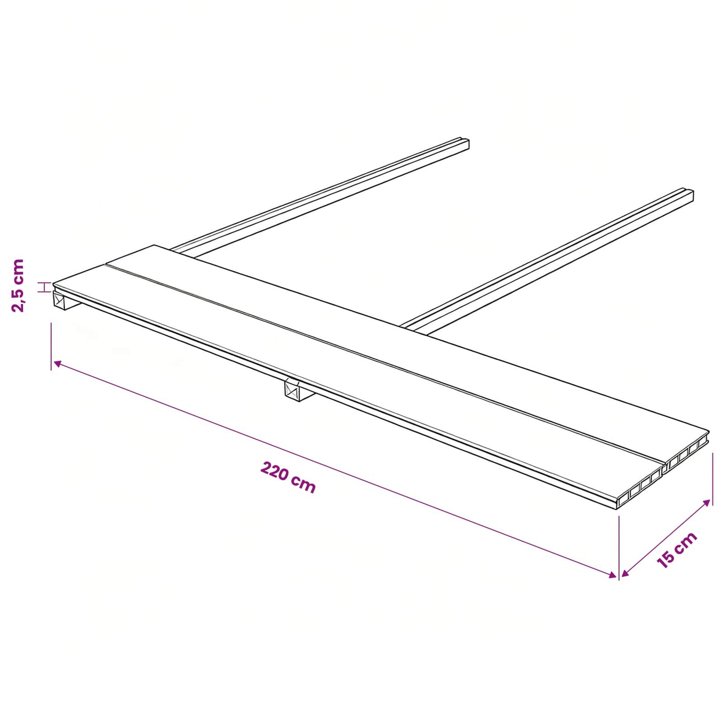 Pavimento da Deck 6 pcs Marrone Scuro WPC | homemem39