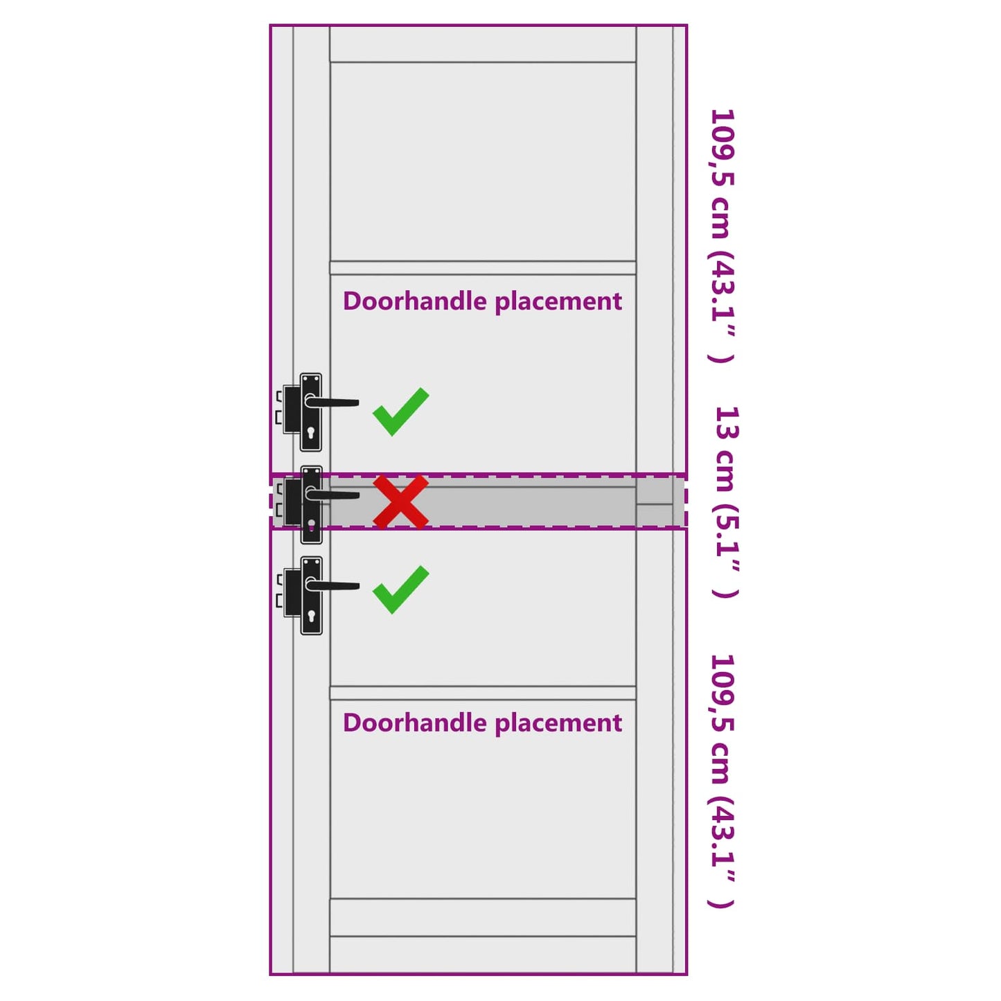 Porta Interna Naturale 83 x 232 cm Legno compensato | homemem39