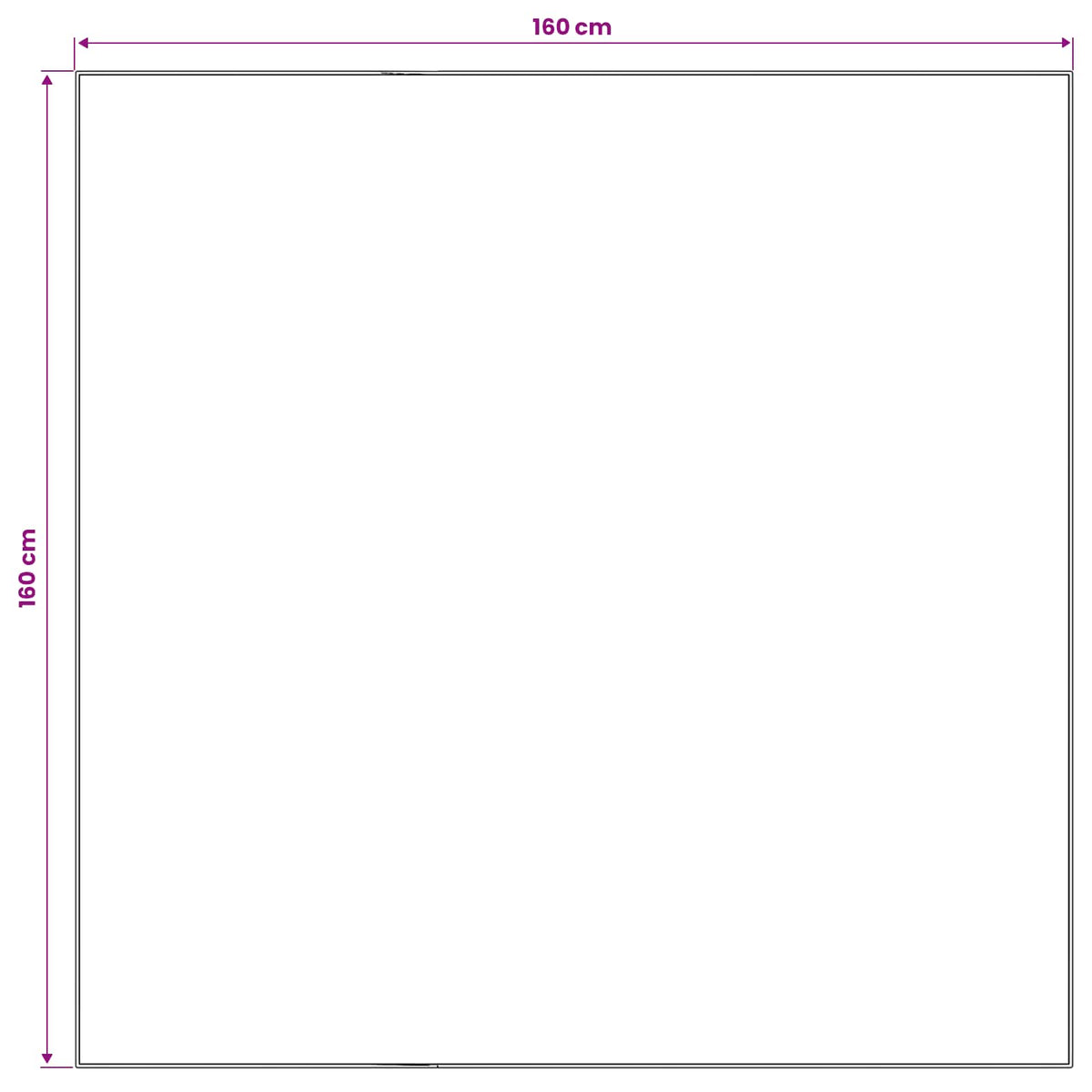 Tappeto ORIZ Marrone 160 x 160 cm 100% Poliestere | homemem39