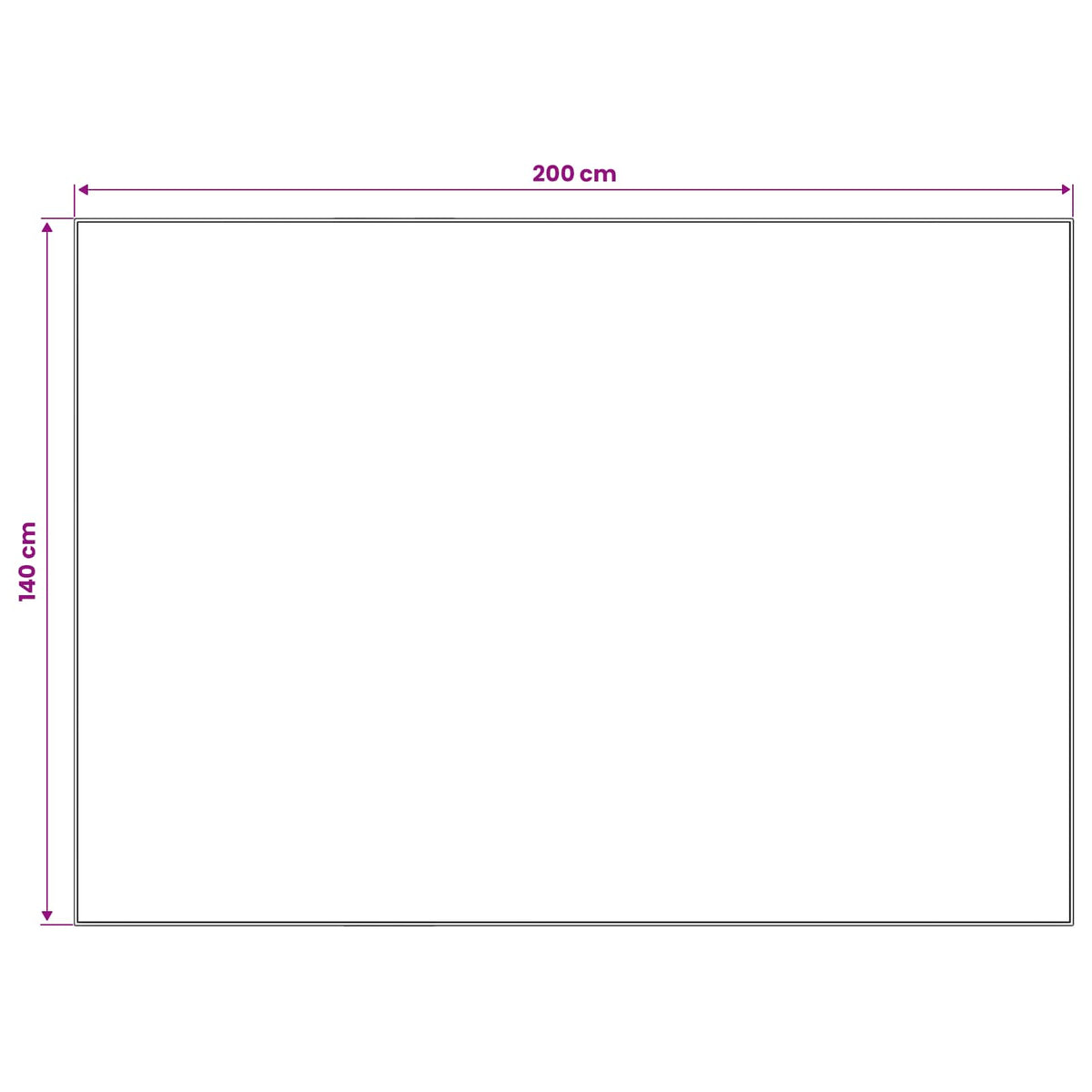 Tappeto ORIZ Arancione 140 x 200 cm 100% Poliestere | homemem39