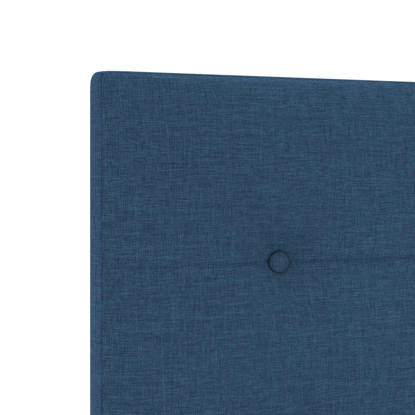 Letto Box Spring LED con Materasso Blu 140 x 200 cm Tessuto