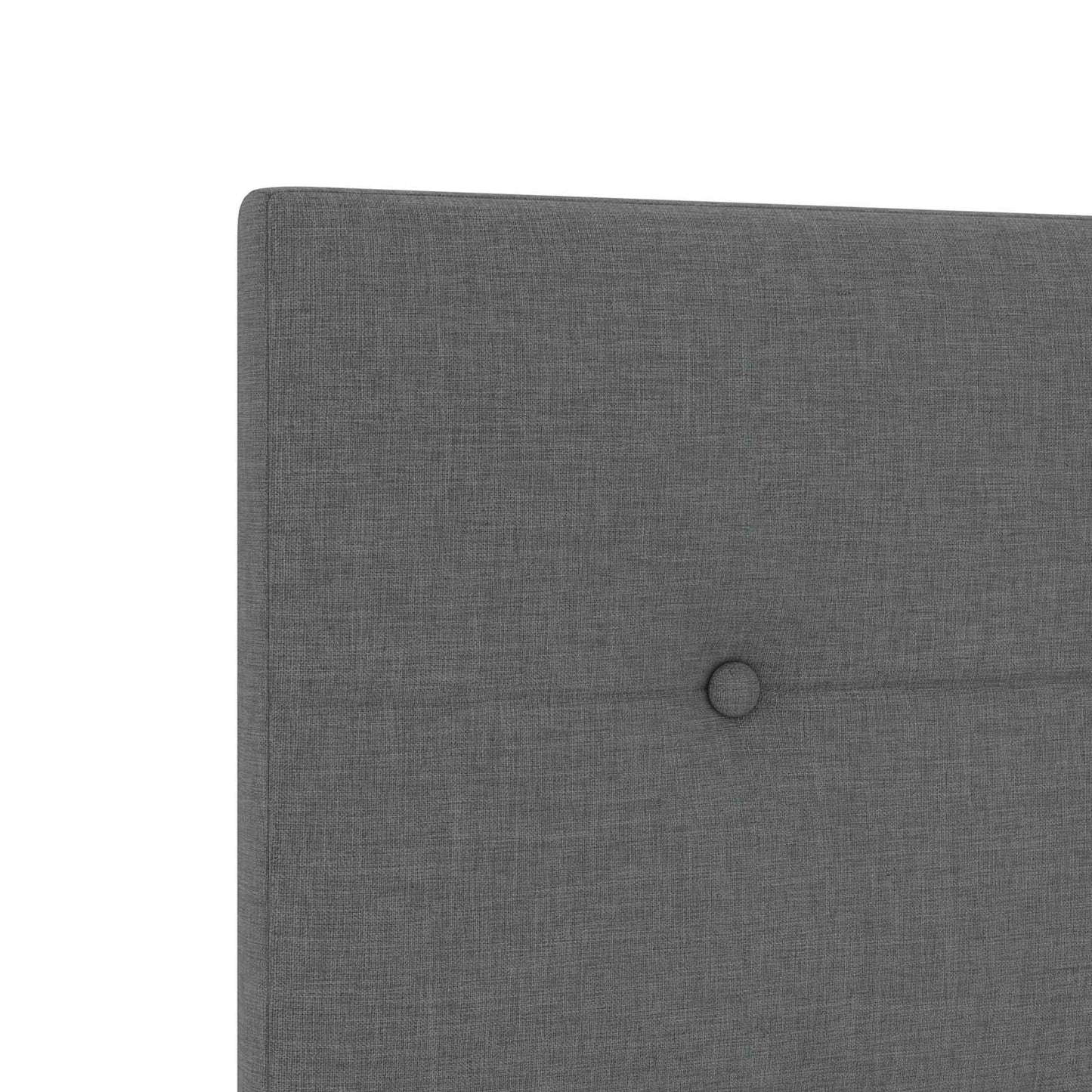 Letto ottomano con materasso Grigio Scuro 180 x 200 cm Tessuto