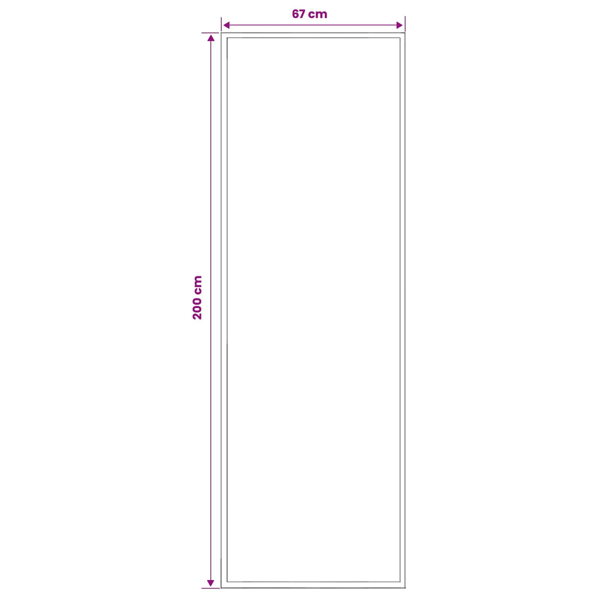Tappeto Runner FLORNES Tessuto Grigio PP 7 mm