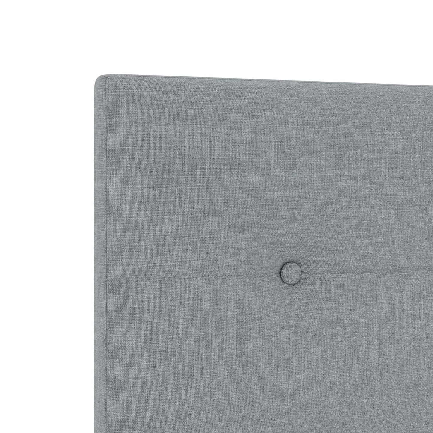 Testiera vidaXL Button Tufted Grigio chiaro 180 cm Tessuto