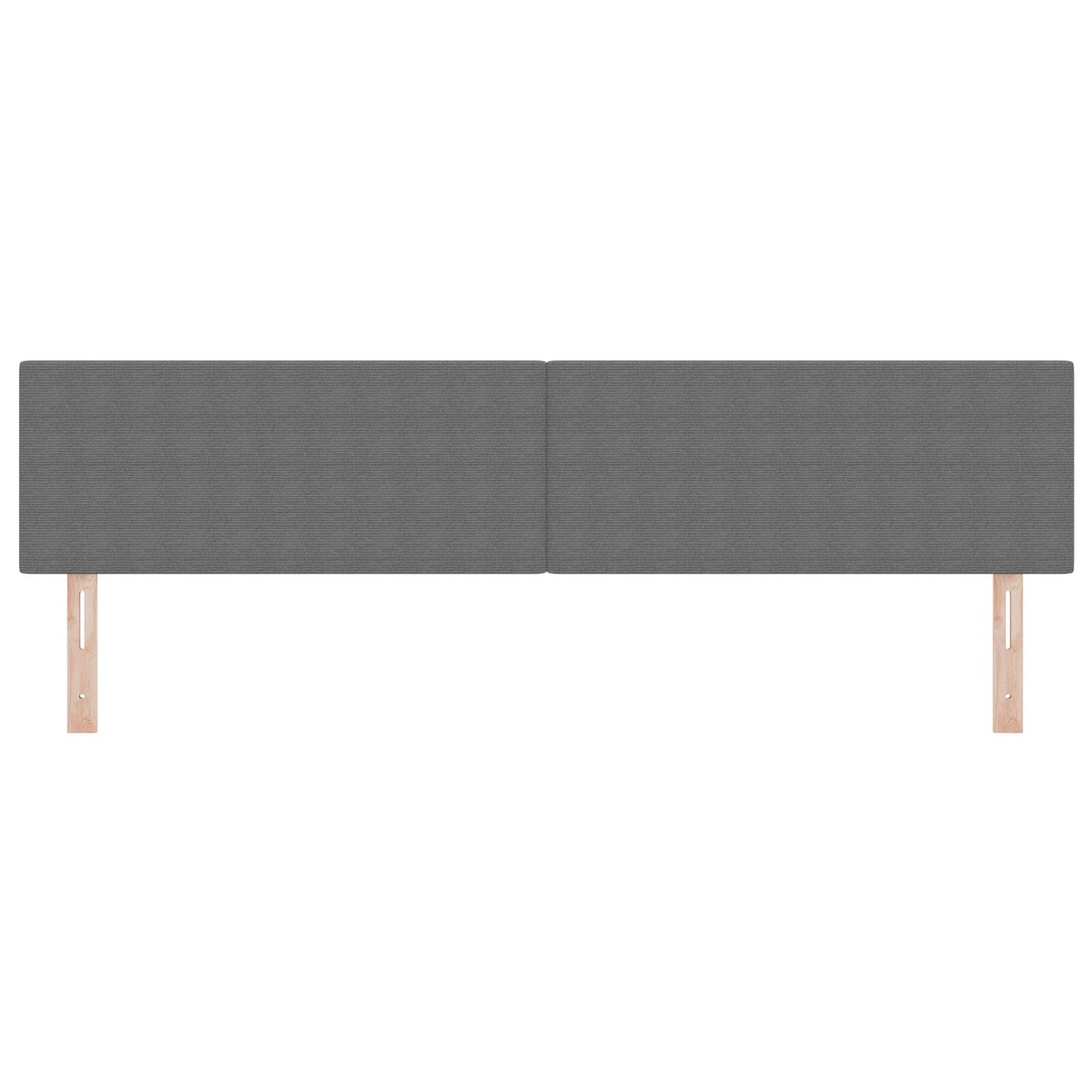 Testata LED Design Semplice Grigio Chiaro 100 cm in Tessuto di Corduroy
