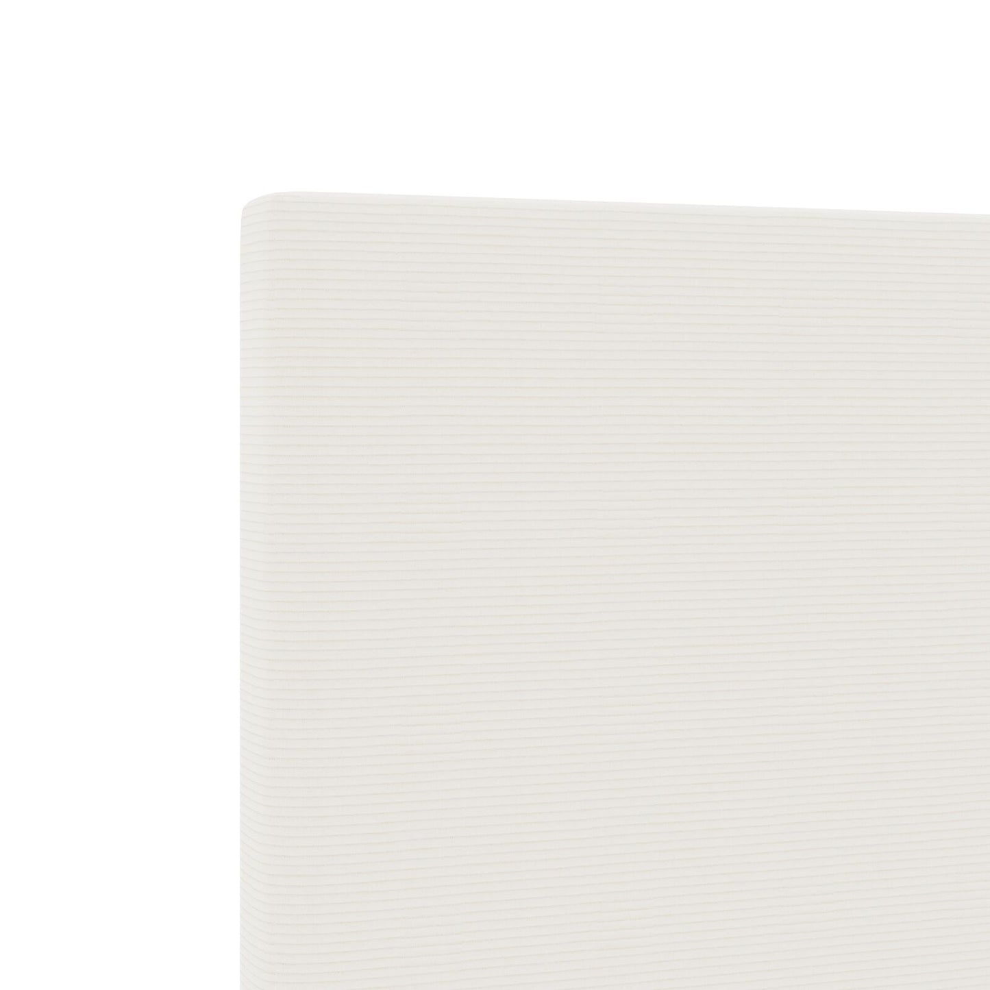 Testiera vidaXL Design Semplice Crema 80 cm in Tessuto Vellutato