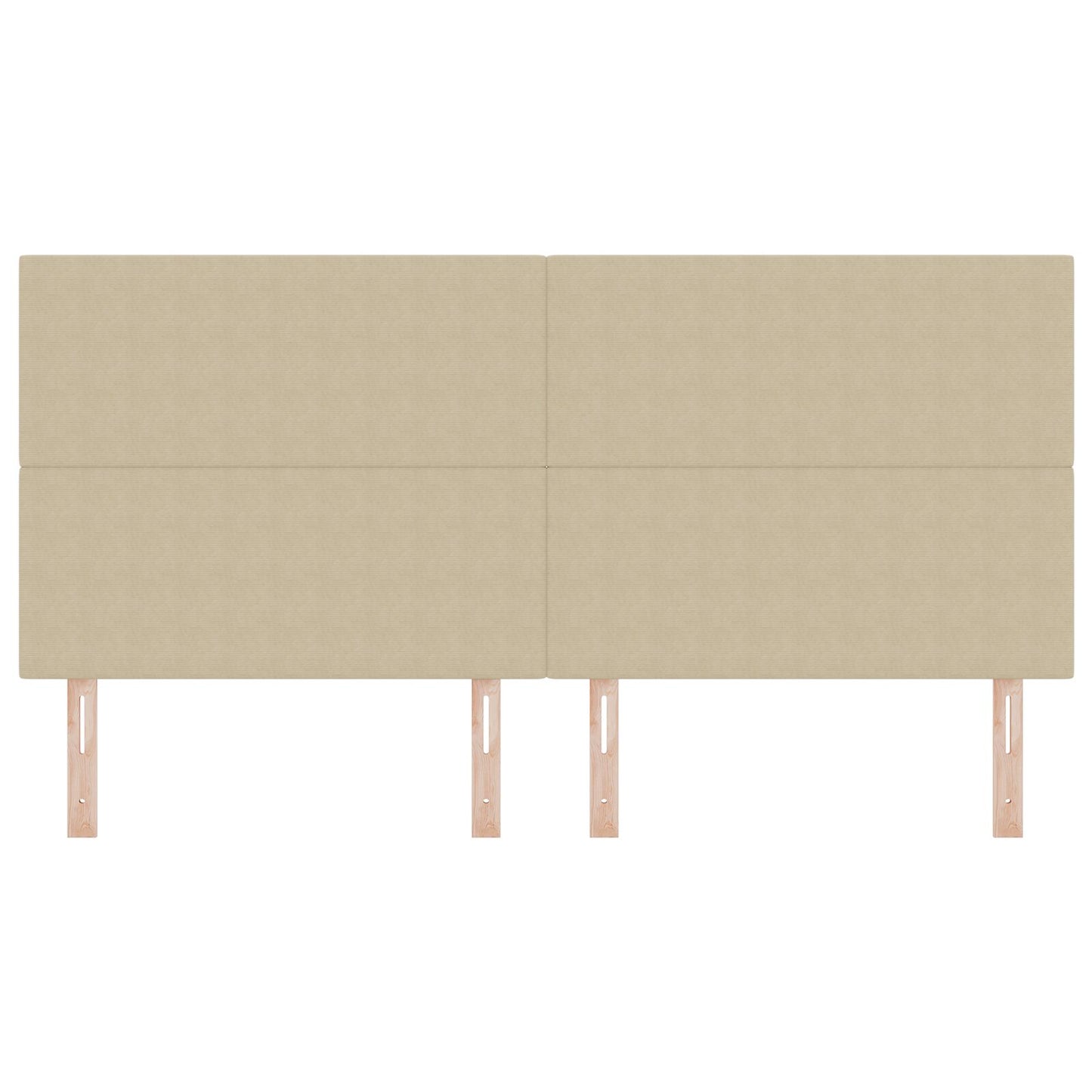Testiera vidaXL Design Semplice Verde Chiaro Grigio 200 cm Tessuto in Corda