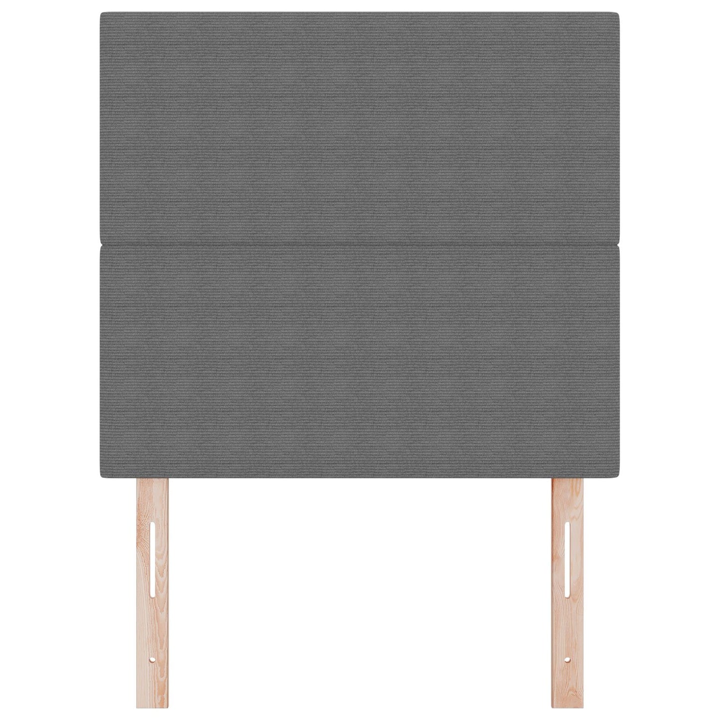 Testiera vidaXL Design Semplice Grigio Chiaro 90 cm Tessuto Corduroy