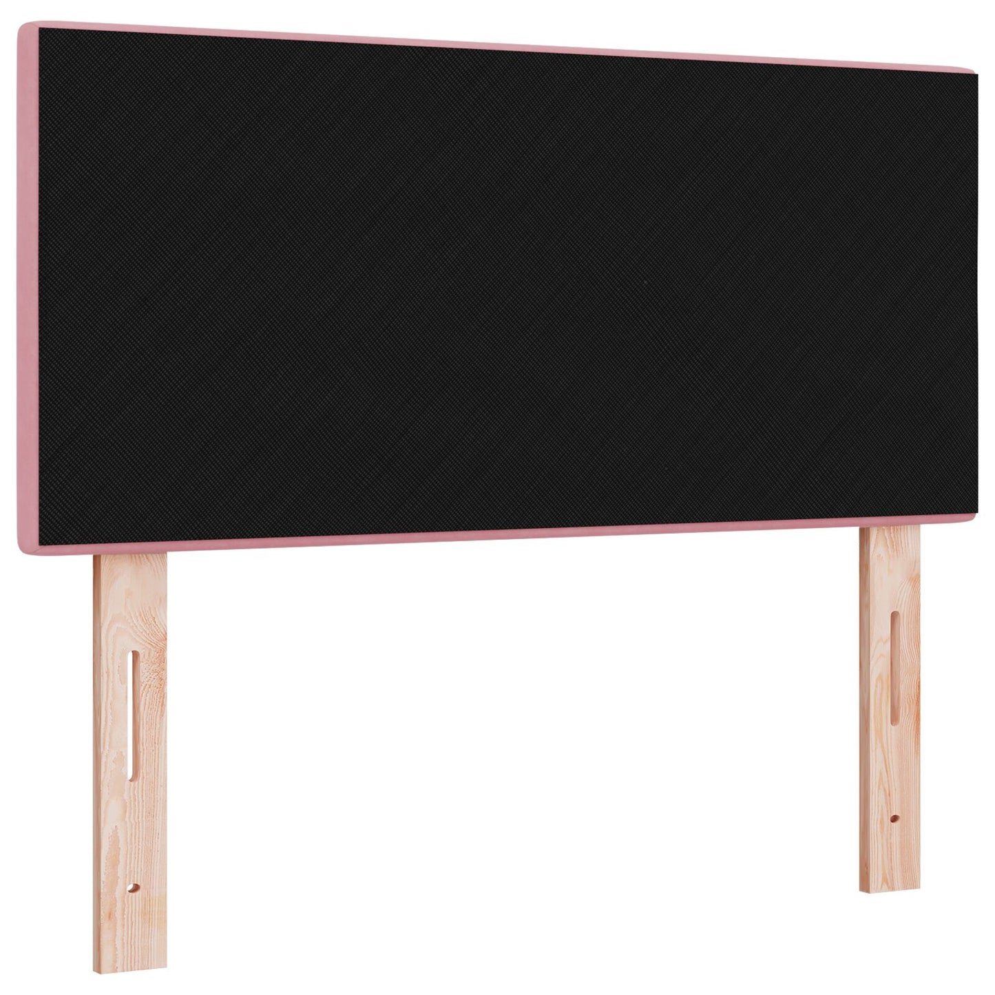 Testiera LED vidaXL Button Tufted Rosa 100 cm Velluto