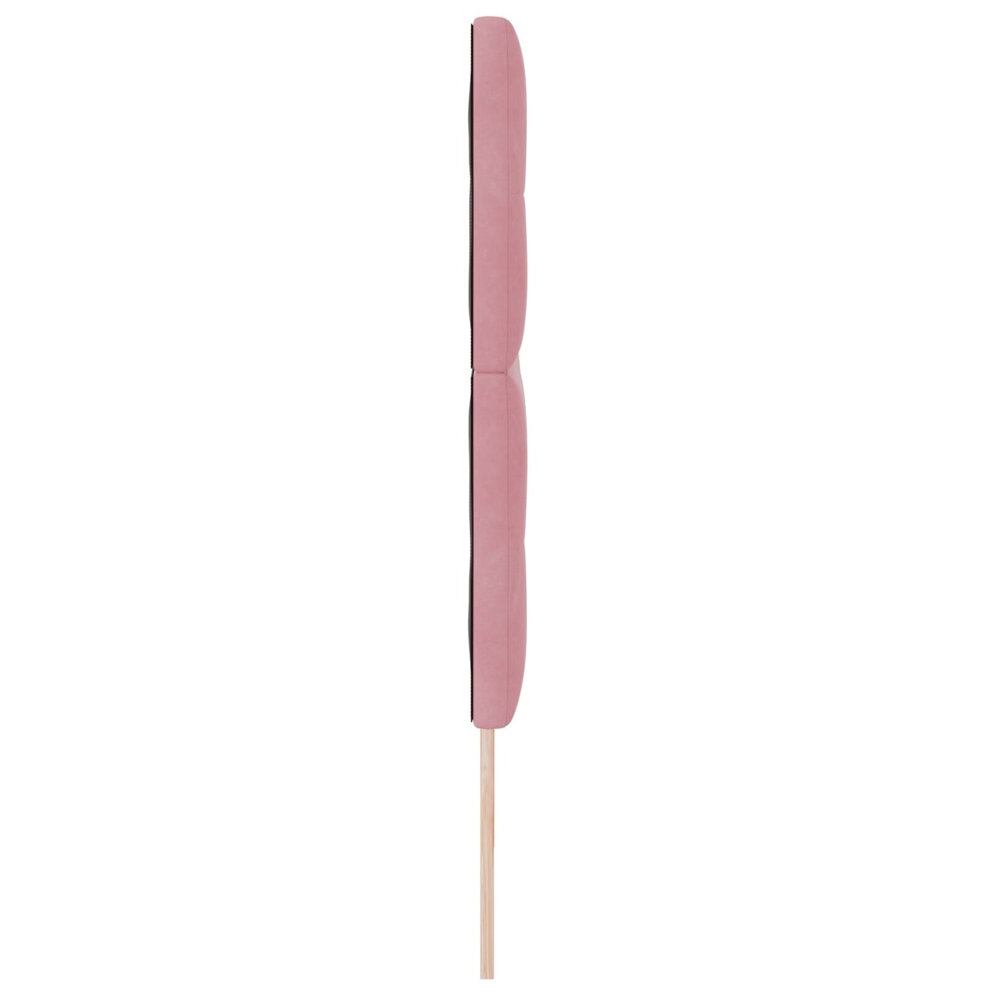 Testiera imbottita vidaXL Rosa 200 cm in Velluto