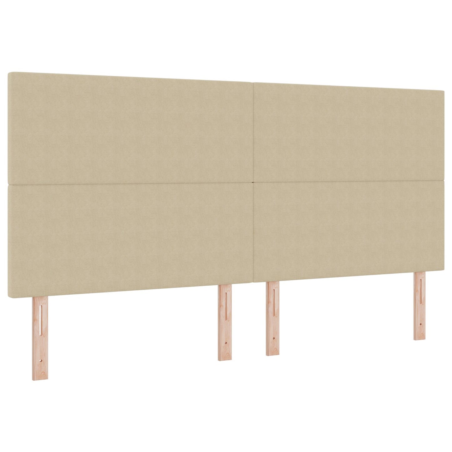 Testiera vidaXL Design Semplice Verde Chiaro Grigio 200 cm Tessuto in Corda