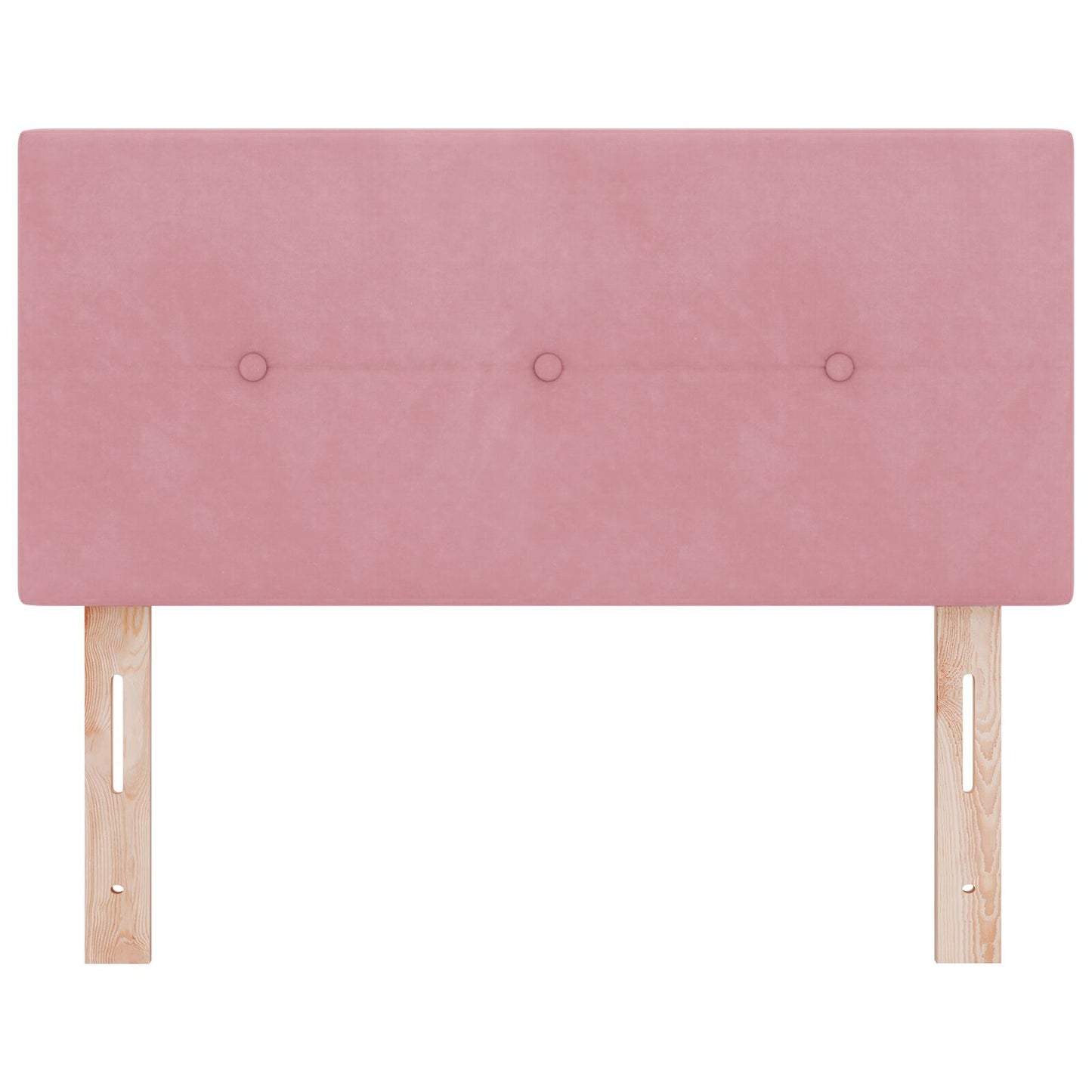 Testiera LED vidaXL Button Tufted Rosa 100 cm Velluto