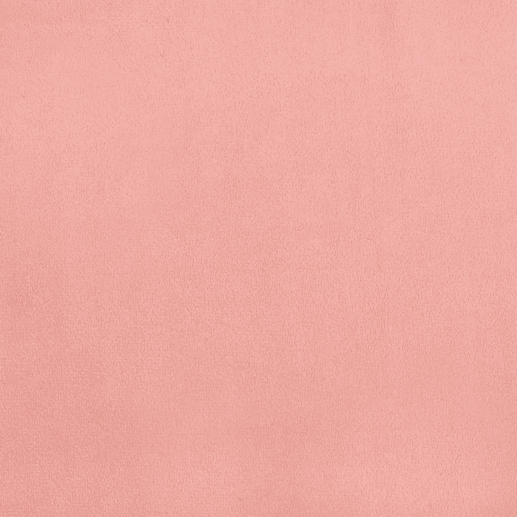 Giroletto a Molle con Materasso Rosa 200x200 cm in Velluto