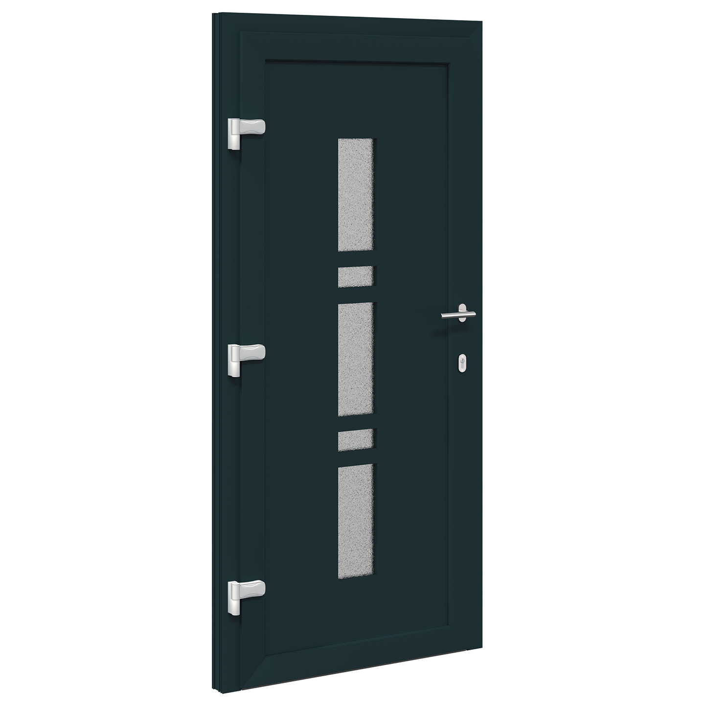 Porta d'ingresso Antracite PVC