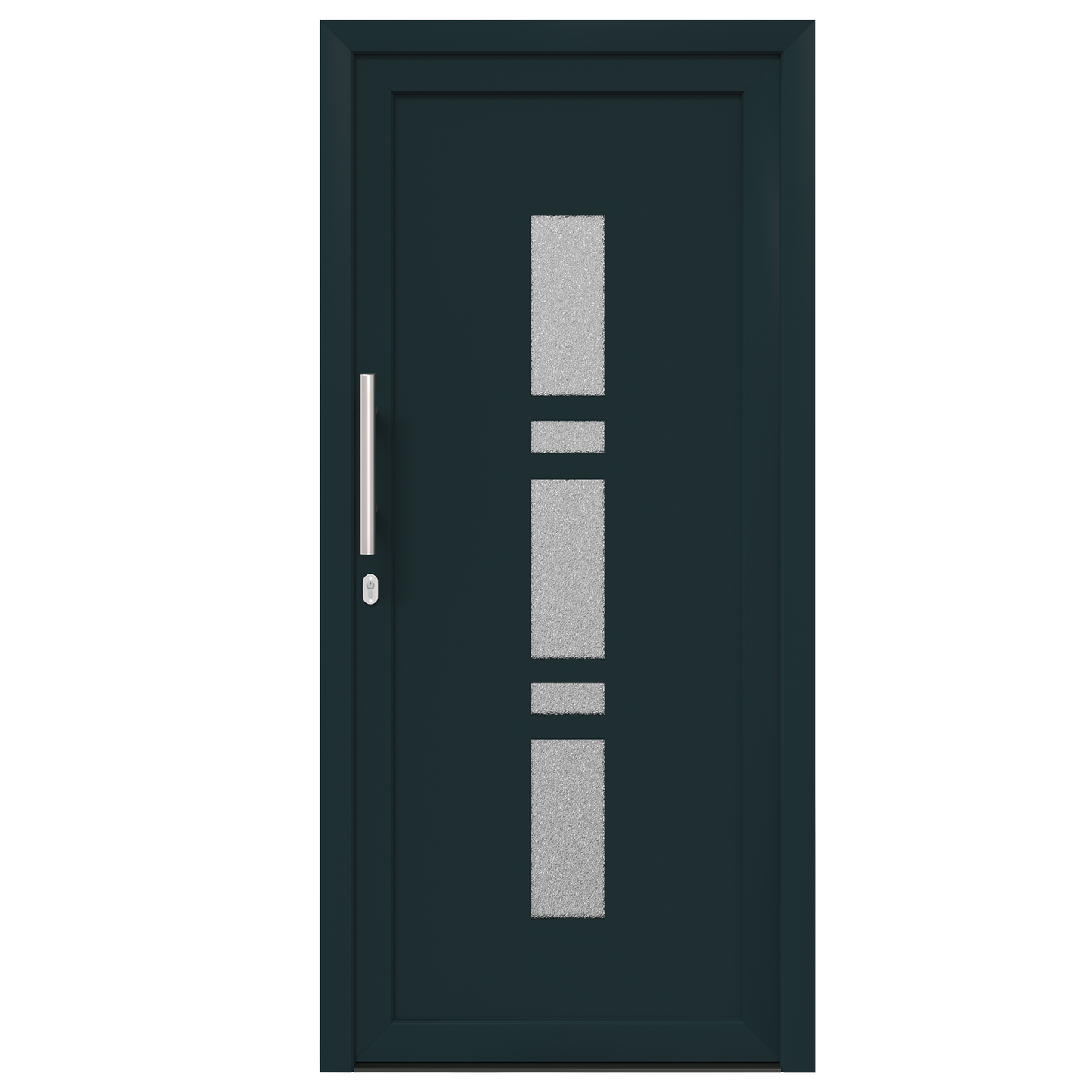 Porta d'ingresso Antracite PVC