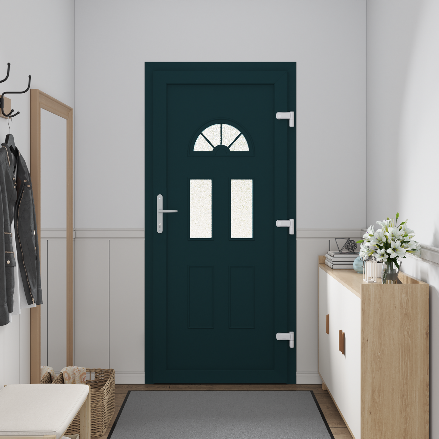 Porta Frontale Antracite PVC