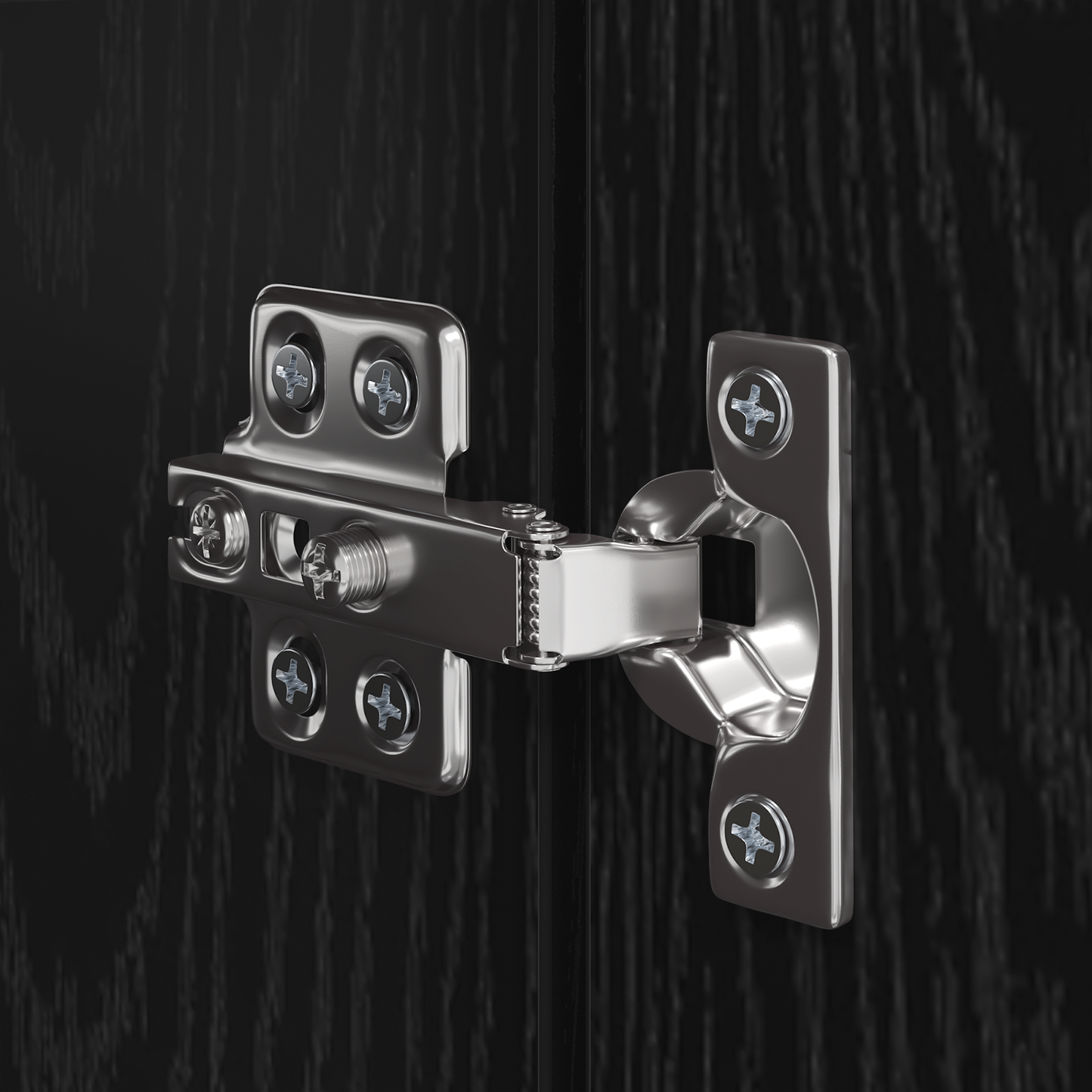 Set mobile TV 10 pcs Rovere nero Media 30.5 x 30 x 90 cm