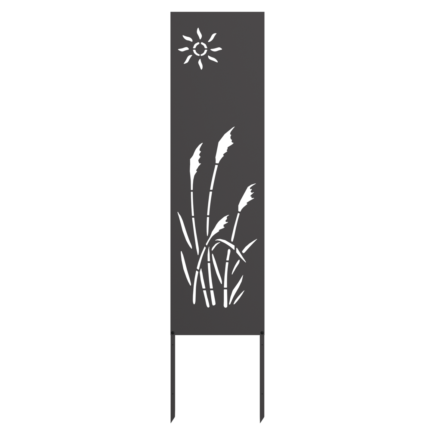 Pannello Decorativo da Giardino Altro Nero 32 x 140 cm