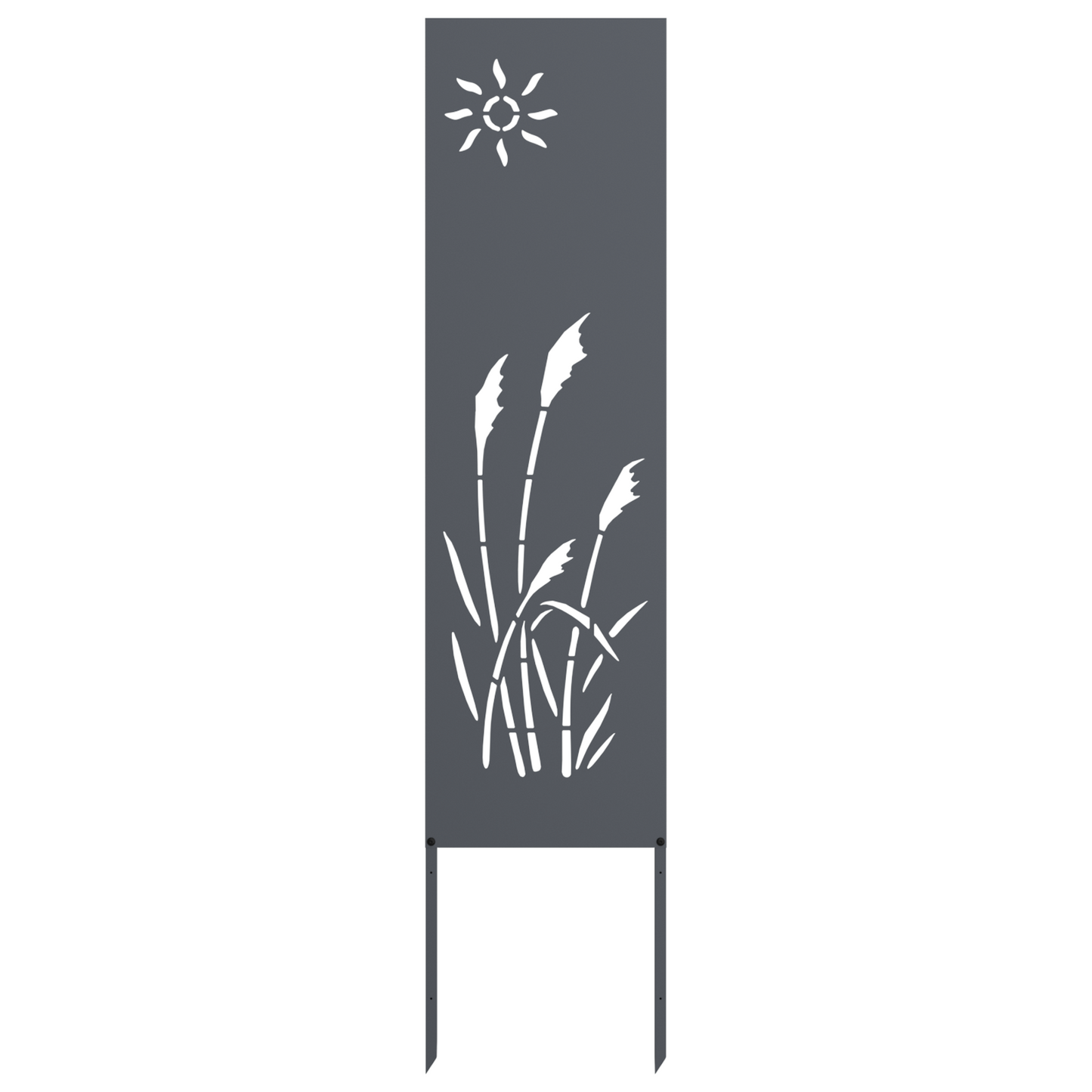 Pannello Decorativo da Giardino Altro Antracite 32 x 140 cm
