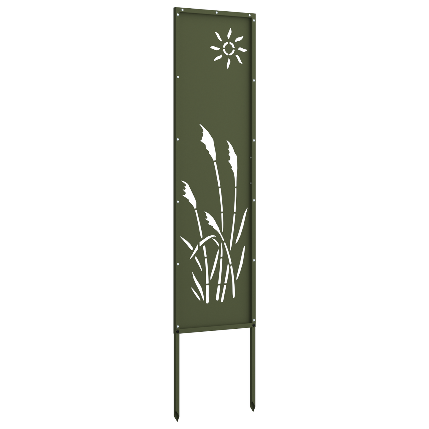 Pannello Decorativo da Giardino Altro Oliver verde 32 x 140 cm