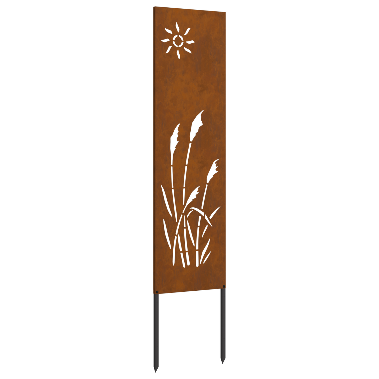Pannello Decorativo da Giardino Altro Ruggine 32 x 140 cm