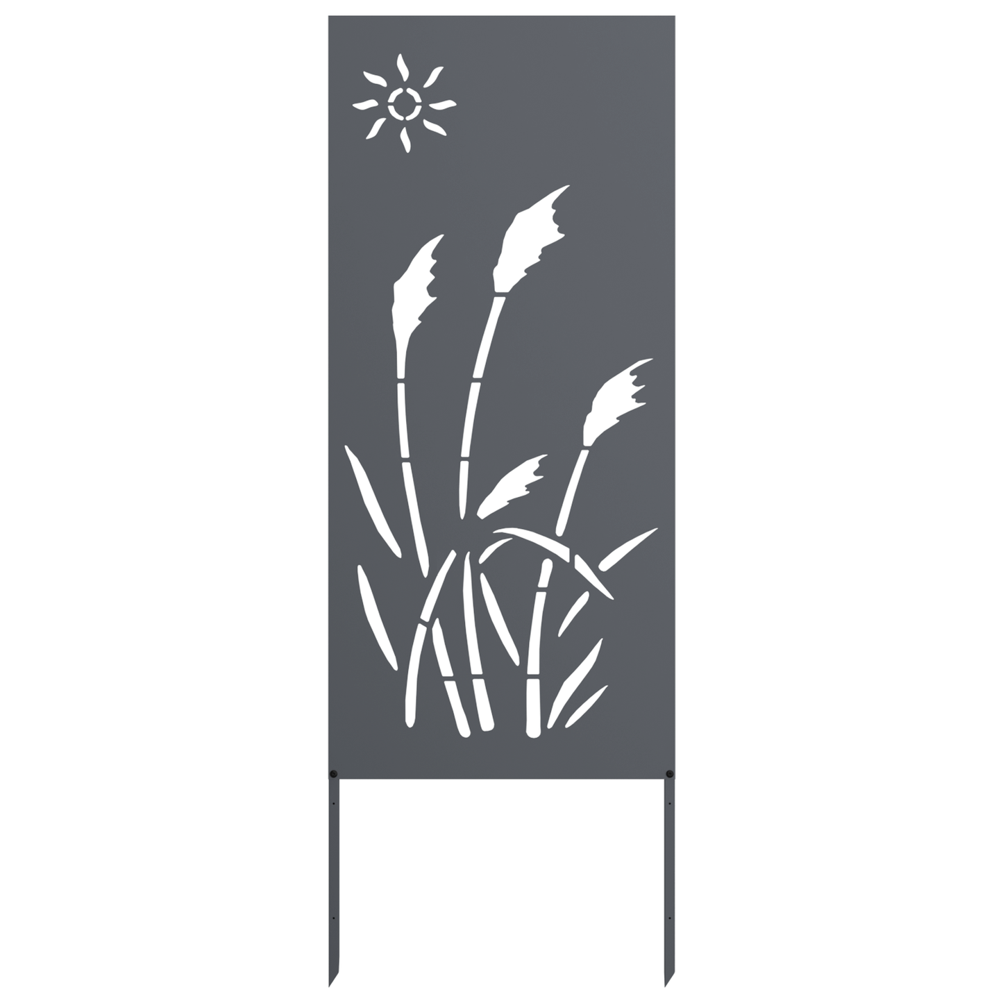 Pannello Decorativo da Giardino Altro Antracite 50 x 140 cm