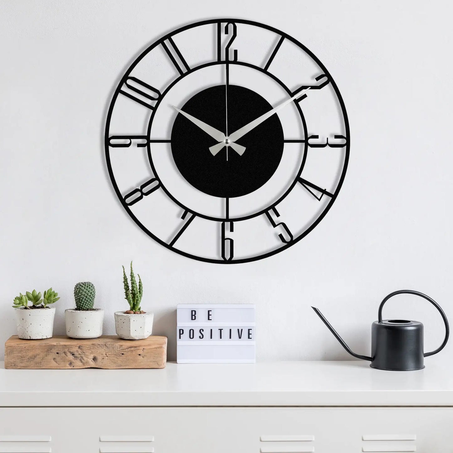 Decorative Metal Wall Clock - homemem39