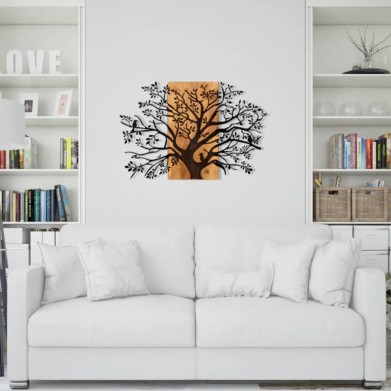 Decorative Wooden Wall Accessory - homemem39