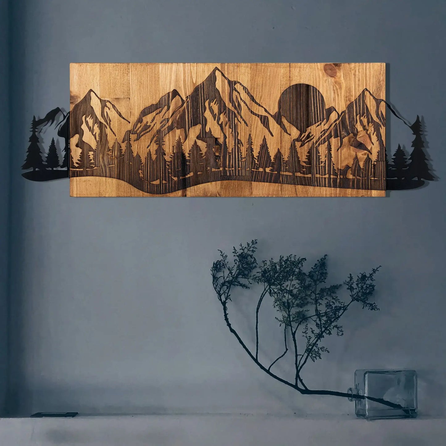 Decorative Wooden Wall Accessory - homemem39