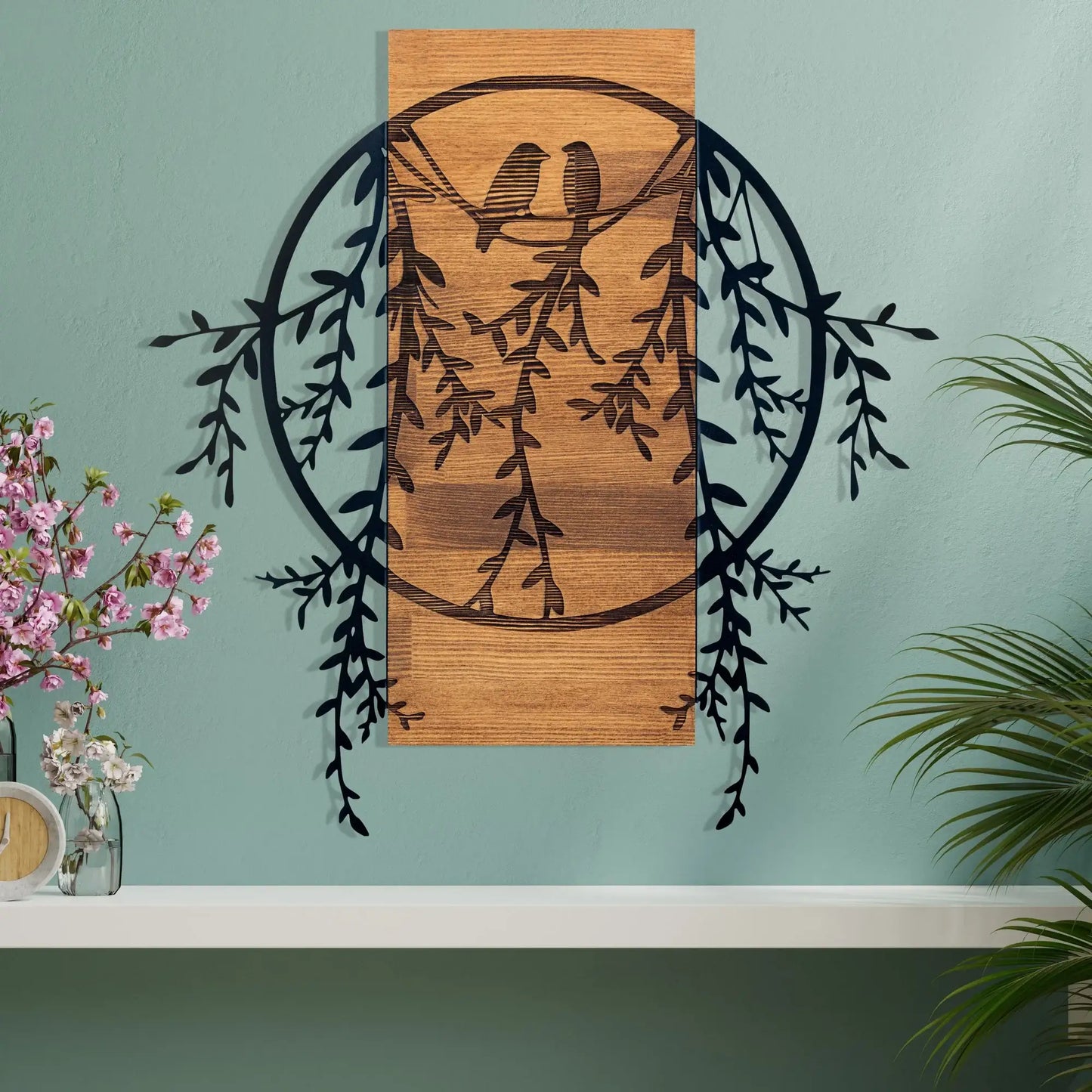 Decorative Wooden Wall Accessory - homemem39