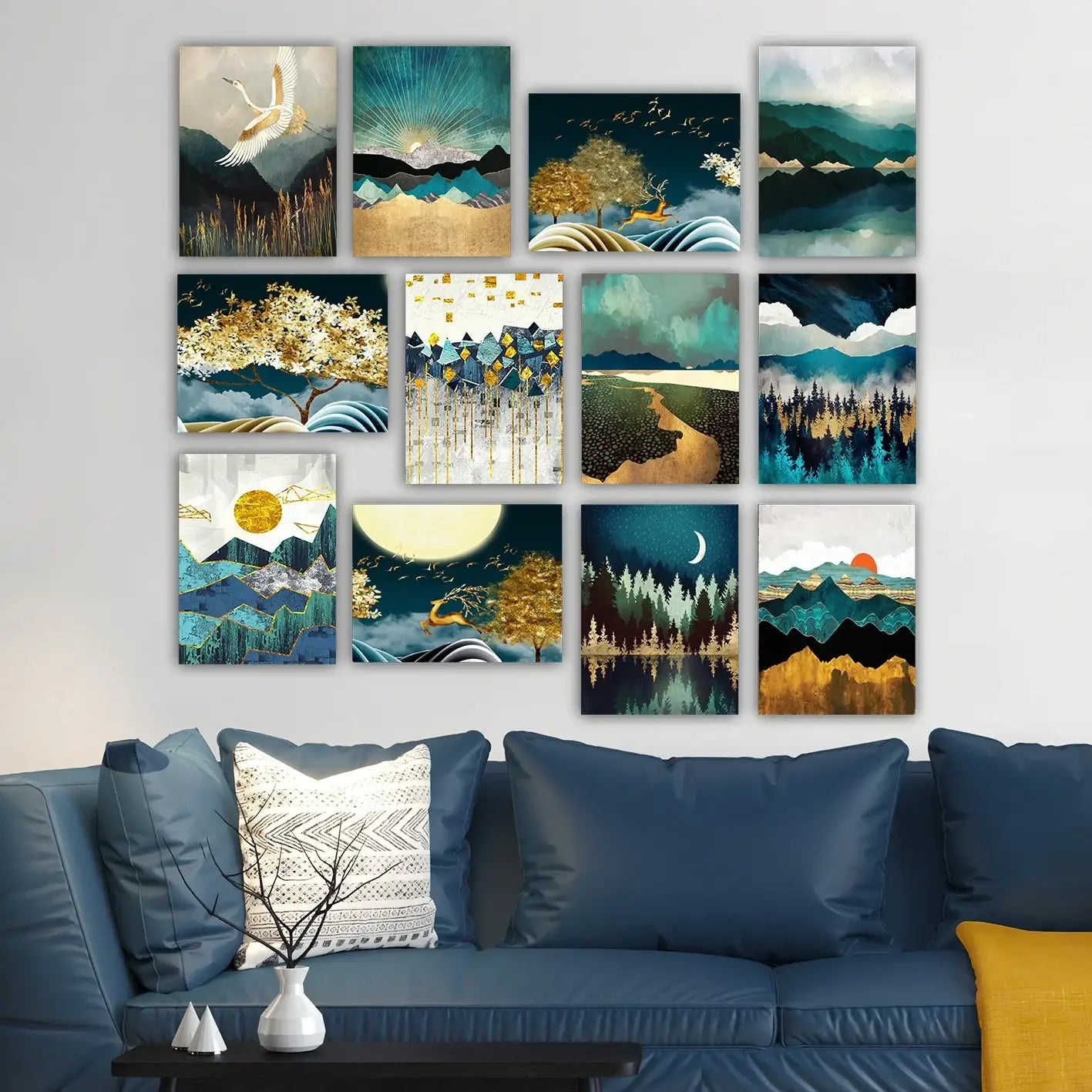 Decorative MDF Painting (12 Pieces) - homemem39