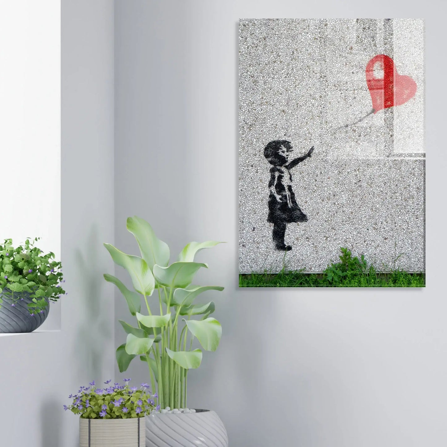 Decorative Tempered Glass Painting - homemem39