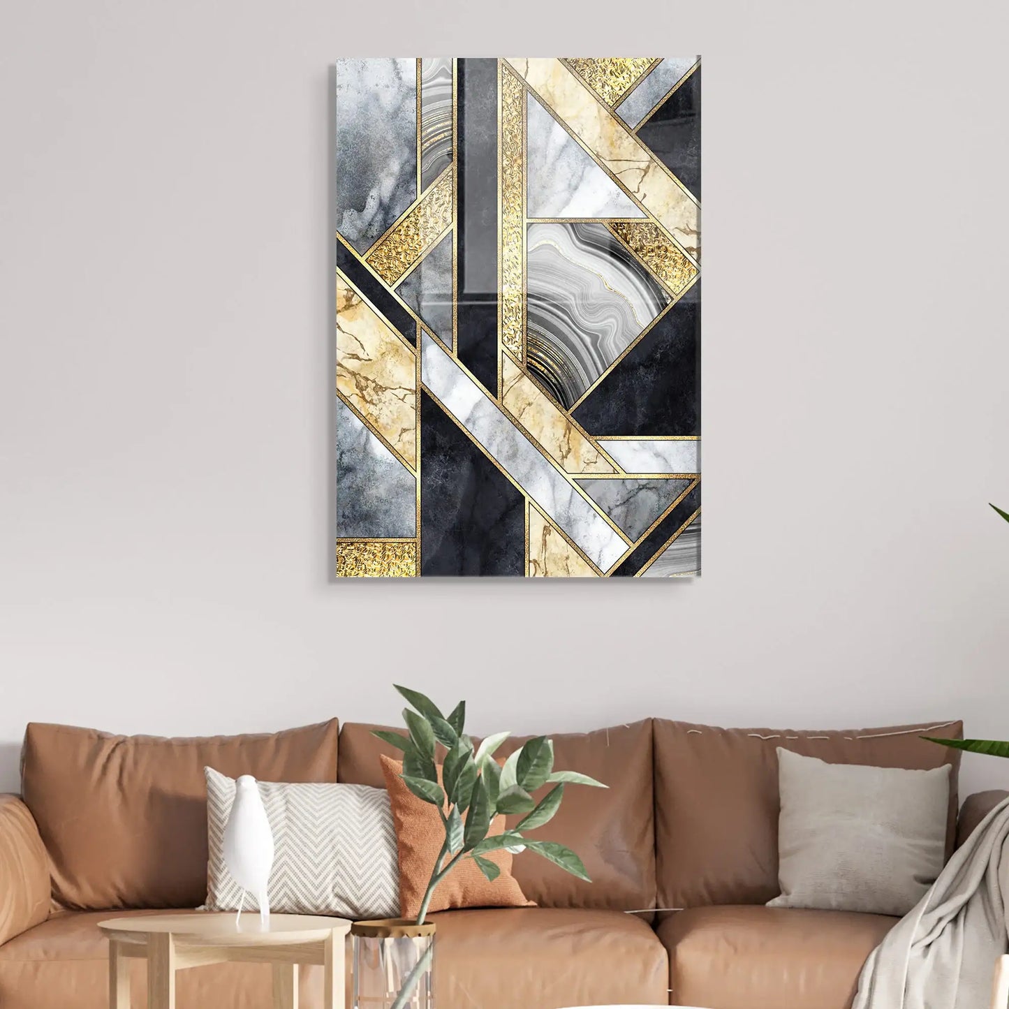Decorative Tempered Glass Painting - homemem39