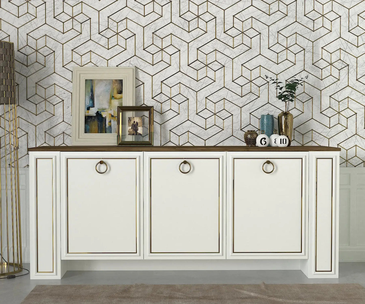 Console in Melamina Atlantic Pine - homemem39