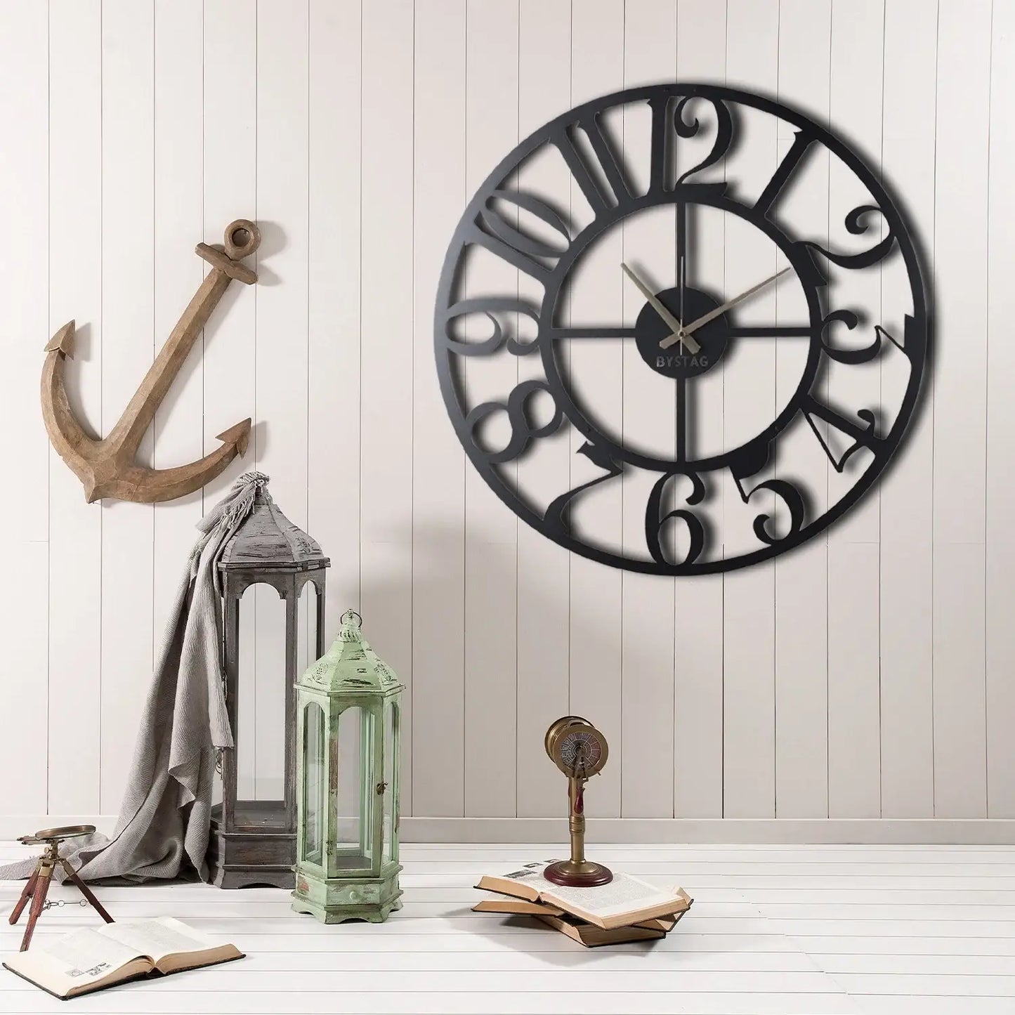 Decorative Metal Wall Clock - homemem39