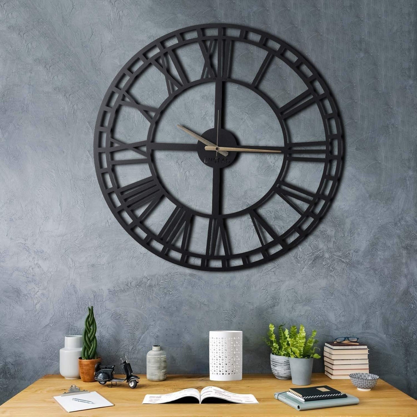 Decorative Metal Wall Clock - homemem39