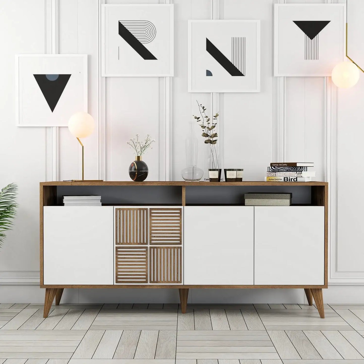 Console in Melamina Atlantic Pine - homemem39