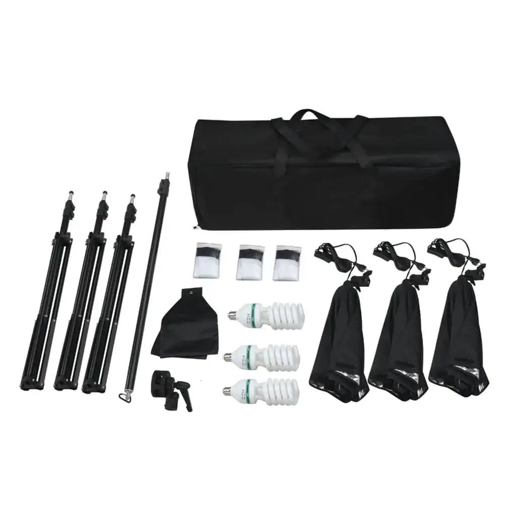 Kit di Luci Softbox e Tavolo Fotografico per Studio Fotografico - homemem39
