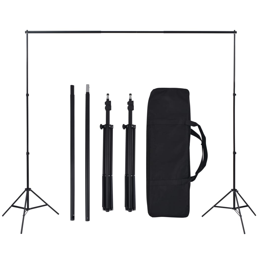 Kit Studio Fotografico con Tavolo Fotografico Luci e Sfondi - homemem39