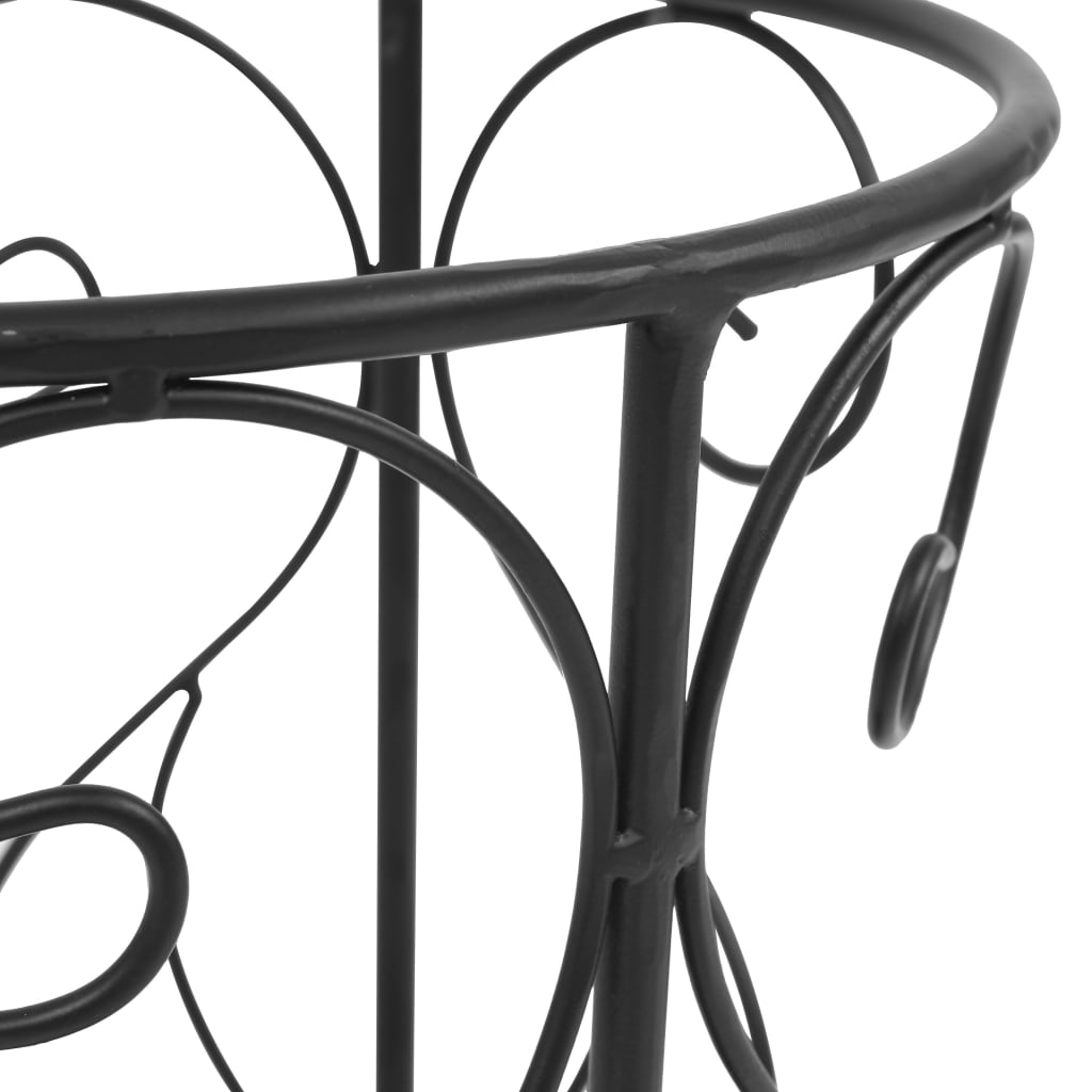Portaombrelli Stile Vintage Metallo 26x46 cm Nero - homemem39