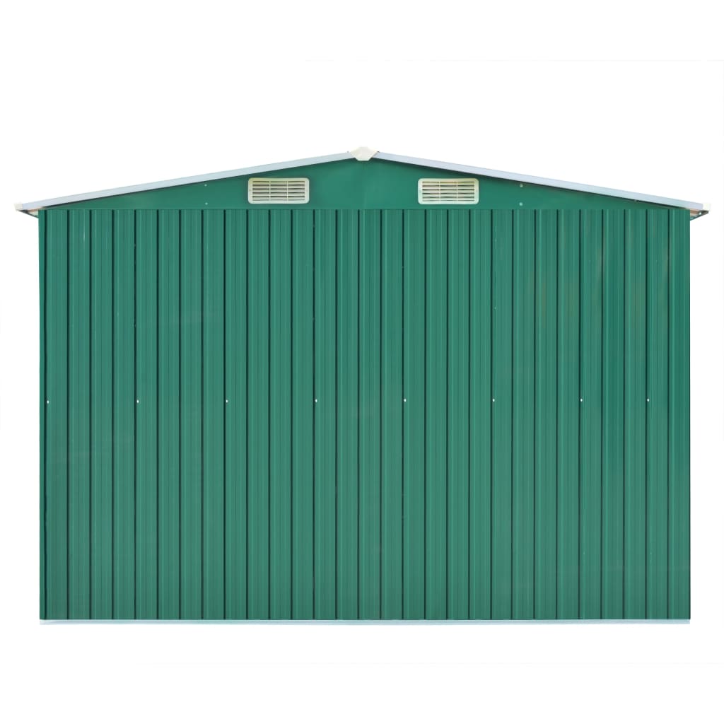 Casetta da Giardino 257x298x178 cm in Metallo Verde - homemem39